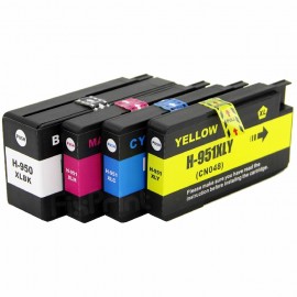 Cartridge Xantri HPC 950XL 950 XL Black Chip CN045AN, Tinta Printer HPC Officejet Pro 8100 8600 8610 8620 Chip