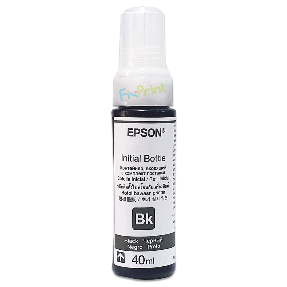 Tinta LOOSEPACK 664 Small 40ml Black (Tanpa Box), Refill Printer L120 L121 Original Epson